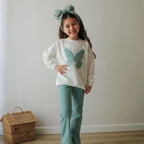 دوتیکه دورس شلوار پروانه نگین دار ترک کد 18964