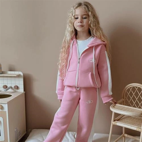 دوتیکه کرکدار سویشرت شلوار  aloجدید 5-14سال کد18770