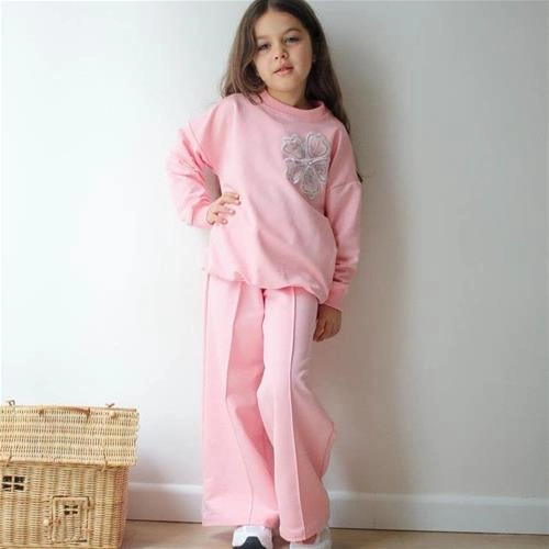 دوتیکه دورس شلوار گل نقره ای ترک کد 18878