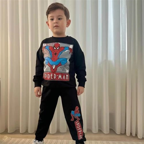 ست دوتیکه دورس شلوار مرد عنکبوتی ترک کد 18923