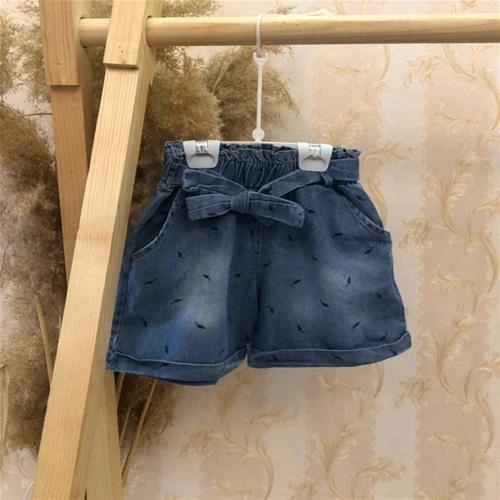 شلوارک کاغذی جین خترانه ترک کد 3336