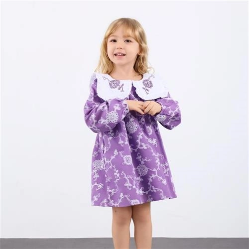 پیراهن گلدوزی استردار ترک کد 18886