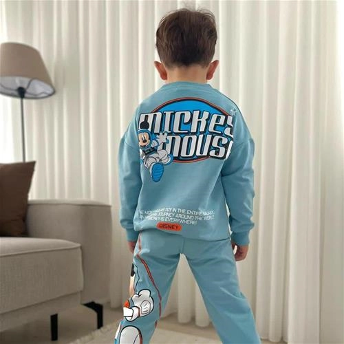 دوتیکه دورس دونخ میکی فضانورد ترک پشت و رو طرحدار 3-10سال کد 6188