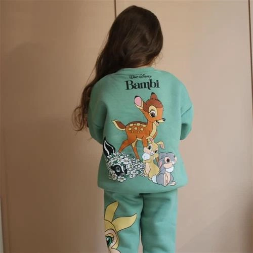 دوتیکه کرکدار  پشت و رو طرحدار اهو و خرگوش کد 18674