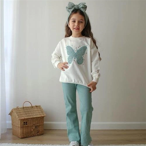 دوتیکه دورس شلوار پروانه نگین دار ترک کد 18964