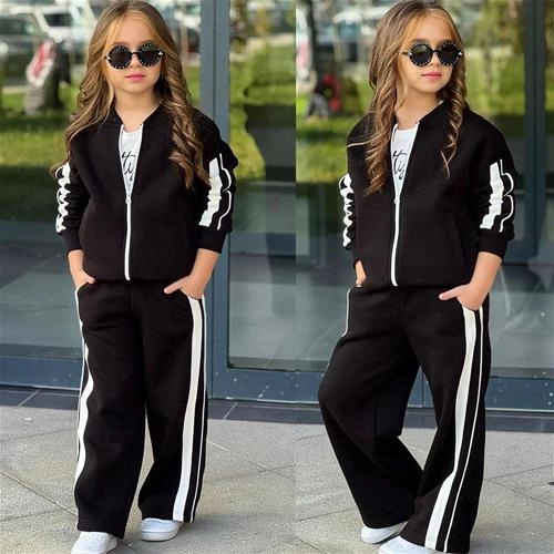 ست سه تیکه سویشرت شلوار کرکدار ترک کد 18596