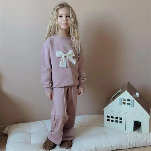 دوتیکه دورس شلوار پاپیون نگین دار ترک 5-14سال کد18834