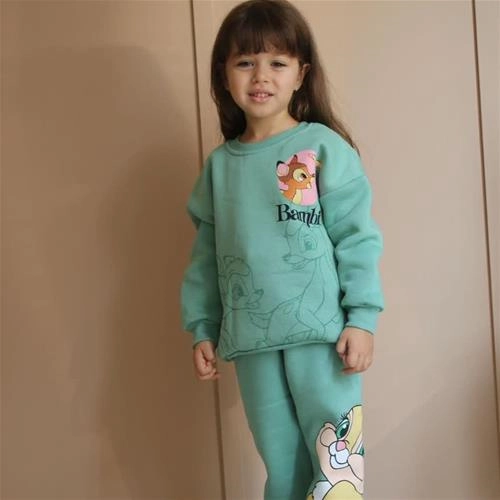 دوتیکه کرکدار  پشت و رو طرحدار اهو و خرگوش کد 18674