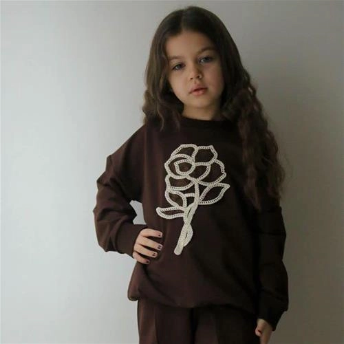 ست دوتیکه دورس شلوار دو نخ فلاور جدید ترک کد 18848