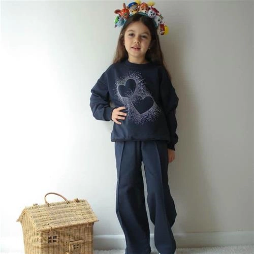 ست دوتیکه قلبی نگین کوب ترک کد 18905