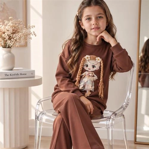 ست دوتیکه اویشو عروسکی (عروسک جدا و وصل میشه)ترک 3-12سال کد 19503