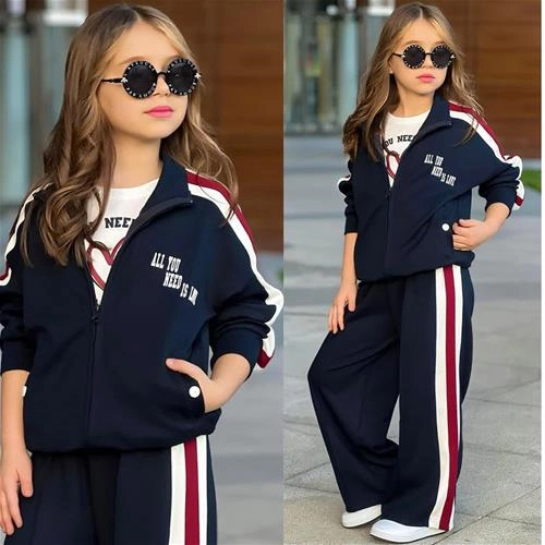 سه تیکه سویشرت شلوار تیشرت ترک 5-14سال کد 18847