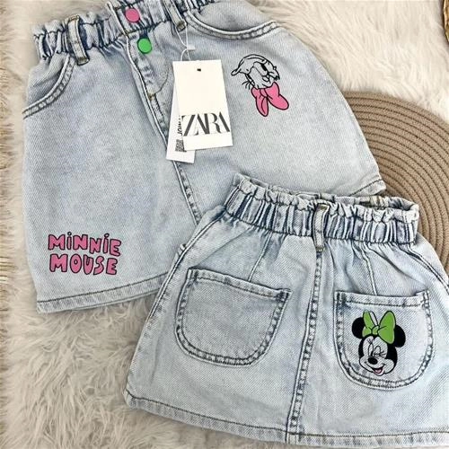 دامن جین میکی و اردک زارا ترک کد 5794