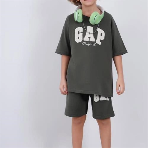 دوتیکه تیشرت شلوارک  گپ برجسته ترک کد 18994