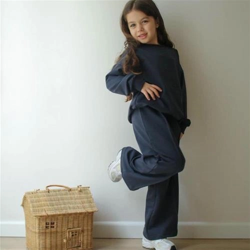 ست دوتیکه نگین دار سرمه ای ترک کد 18932