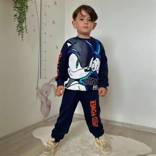 دو تیکه دورس شلوار سه نخ سونیک ترک کد 18329