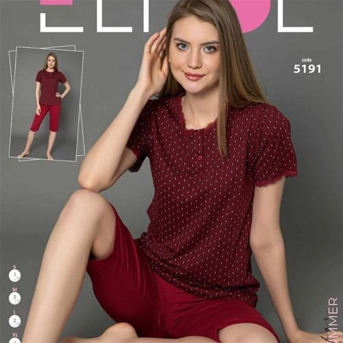 تیشرت و شلوارک مادر  در سه طرح ترک کد 1235