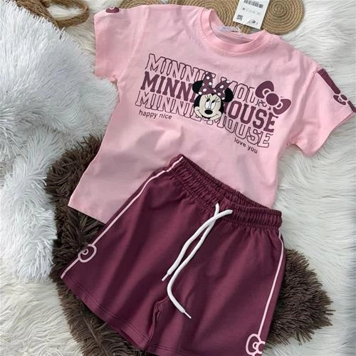 دوتیشرت شلوارک ادیداس مینی پشت و رو طرحدار ترک کد 19000