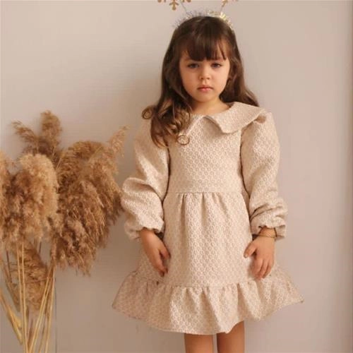 پیراهن مجلسی پفی ژاکارد شاین زارا ترک کد 5565