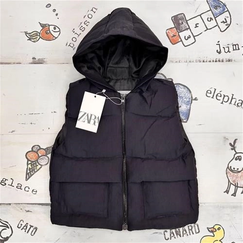 پافر استردار کلاهدار مشکی مارک زارا ترک کد 5301