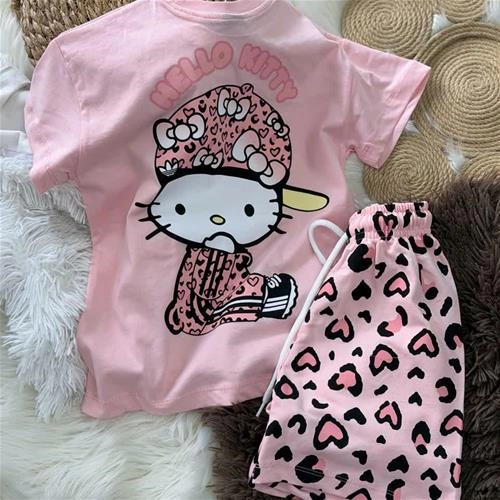 دوتیکه کیتی پلنگی پشت و رو طرح دار ترک کد 19003