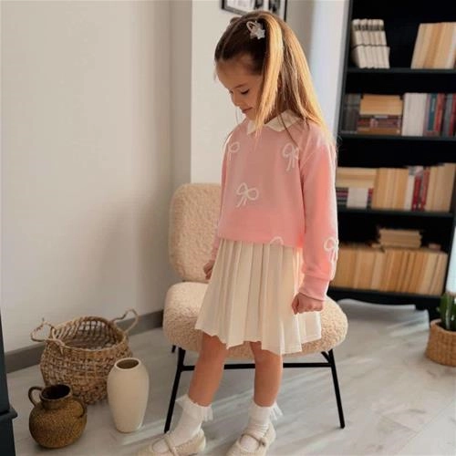 محصول ست دو تیکه دورس دامن پاپیون ترک کد 18930